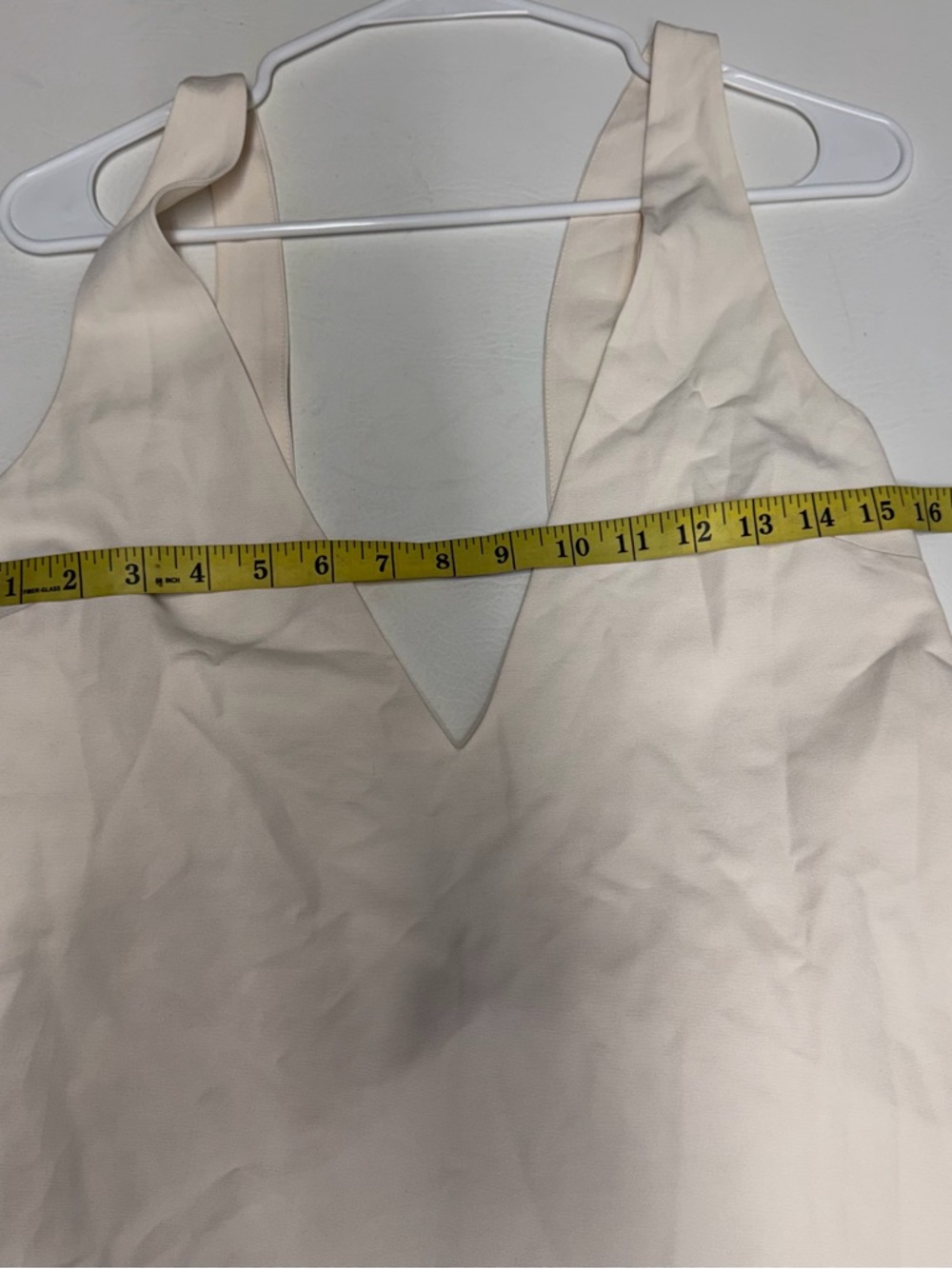 STAUD Cream Bow-Detail Mini Dress size small - Picture 5 of 9